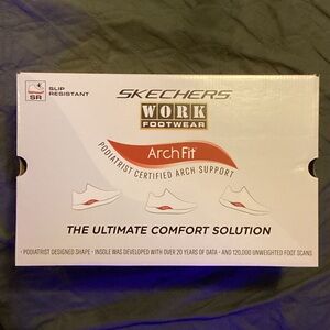 Skechers Work Footwear Arch Fit Slip-Resistant Shoes